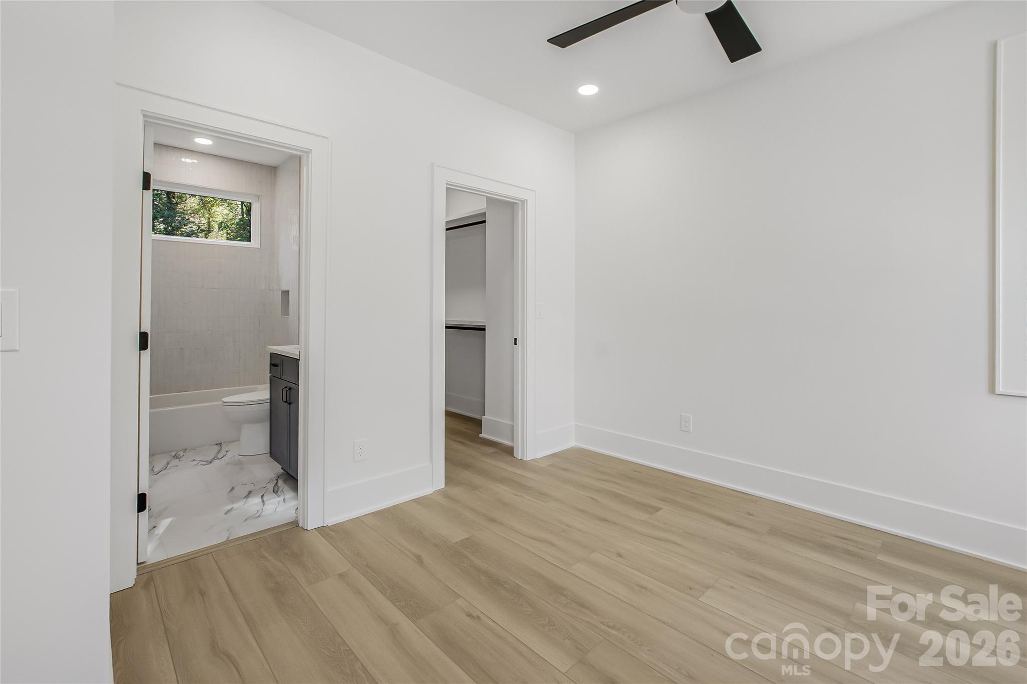 4221 Spring Street Charlotte, NC 28270 - Photo 41 of 44 wooden floor in an empty room