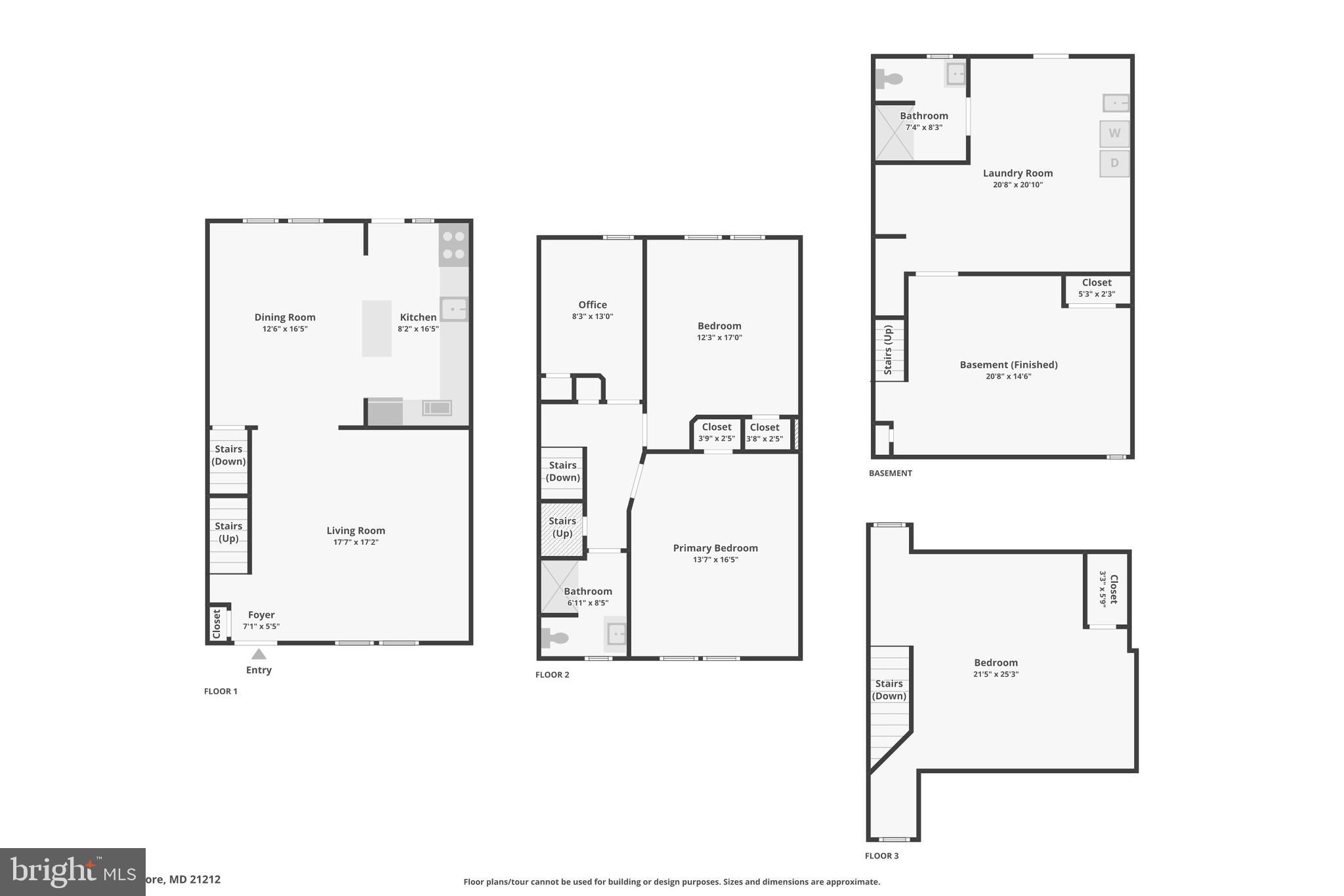 316 Dunkirk Road Baltimore, MD 21212 - Photo 48 of 48 Combined floorplan
