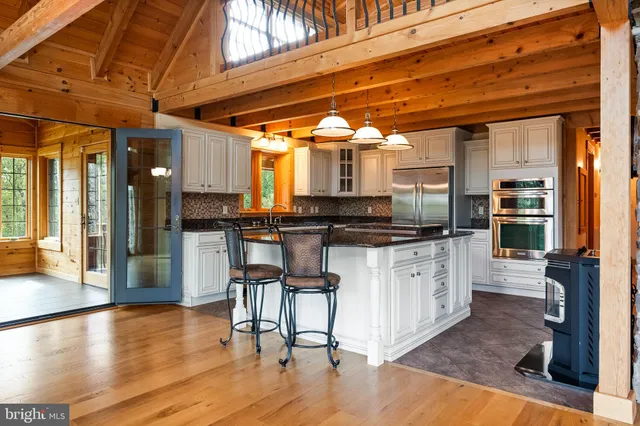 a view of a bathroom from a hallway
