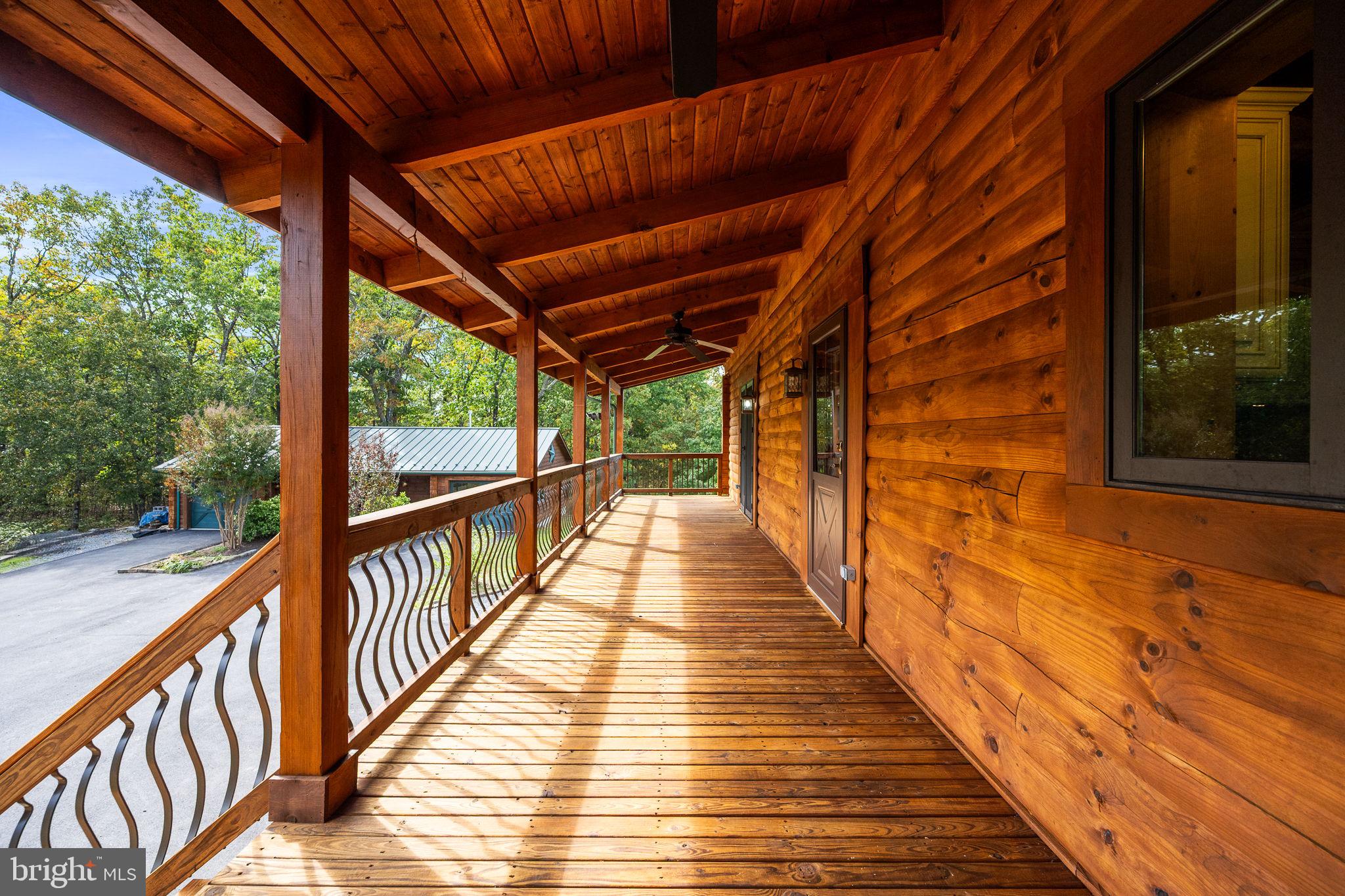 447 Fable Road Hedgesville, WV 25427 - Photo 54 of 81 a view of a balcony with wooden floor