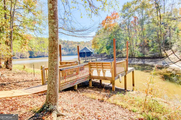 a view of outdoor space with seating area