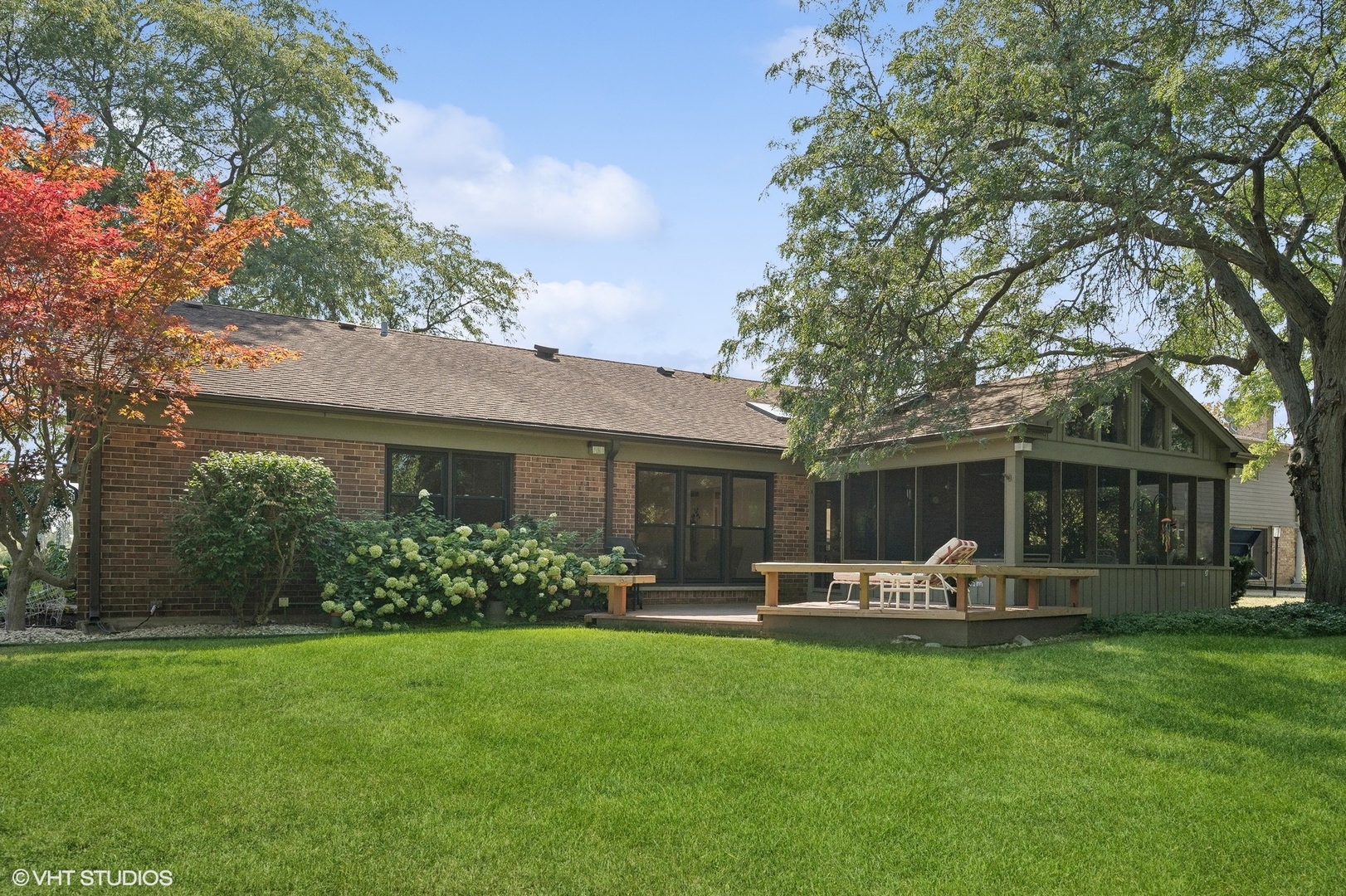 3110 Techny Road Northbrook, IL 60062 - Photo 17 of 21 a front view of house with yard and outdoor seating