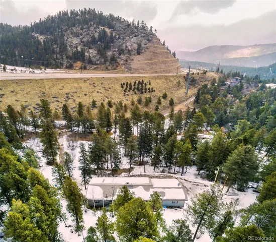 a view of lake with mountain