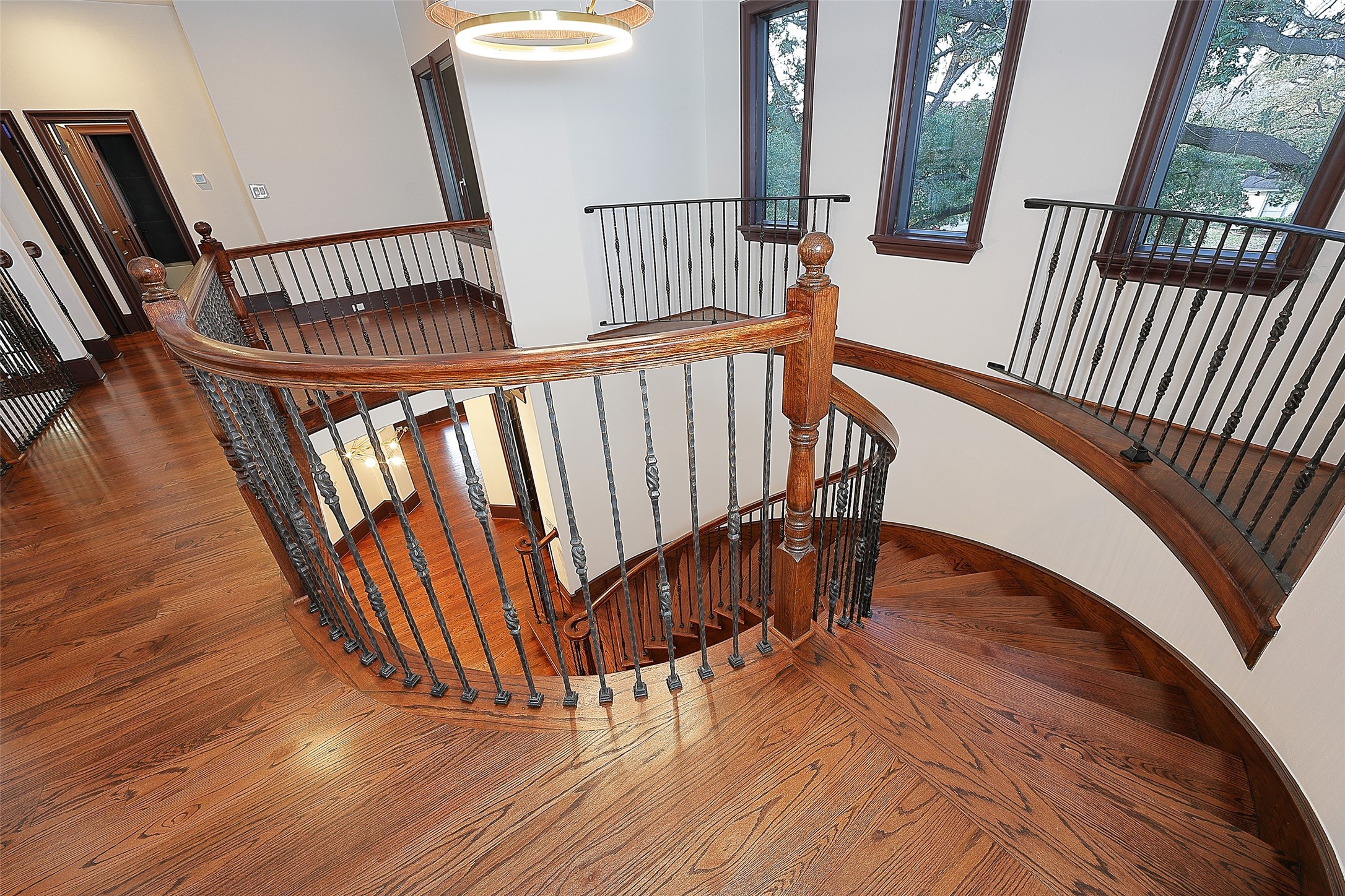 4839 Jason Street Houston, TX 77096 - Photo 8 of 48 Grand staircase looking downward