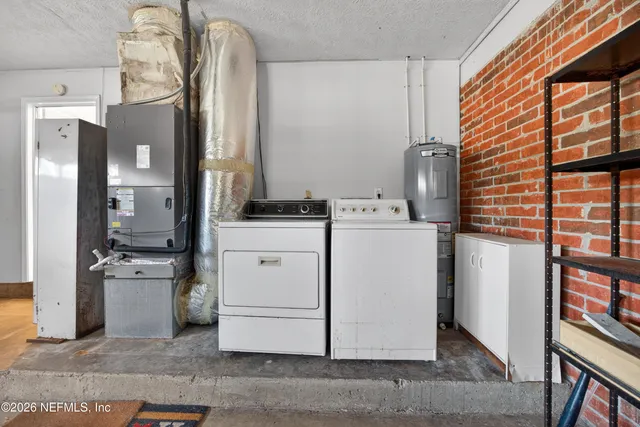 a room with storage and utility