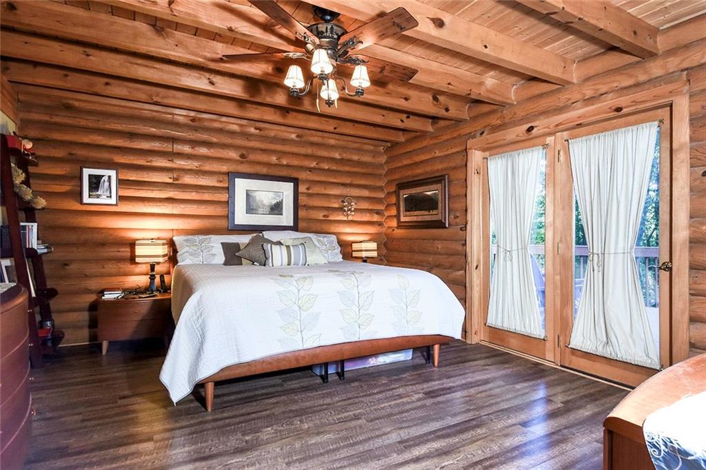 119 Kelly Road Washington, PA 15301 - Photo 11 of 25 The Master Suite is conveniently located on the main floor. It has its own private exit through the double doors to an outside deck. The room has a ceiling fan and the floors are covered with gleaming hardwoods