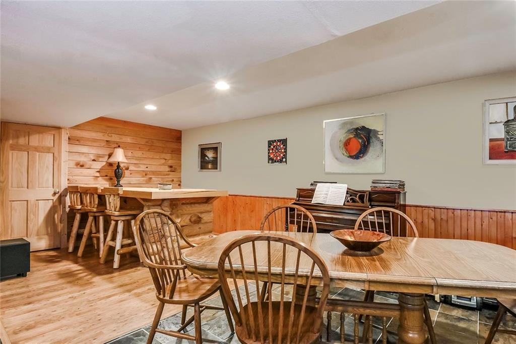 119 Kelly Road Washington, PA 15301 - Photo 19 of 25 The built in bar gives your guests the opportunity to step up for a drink when they are watching the big game on T.V. Recessed fixtures help to provide lighting to the bar area