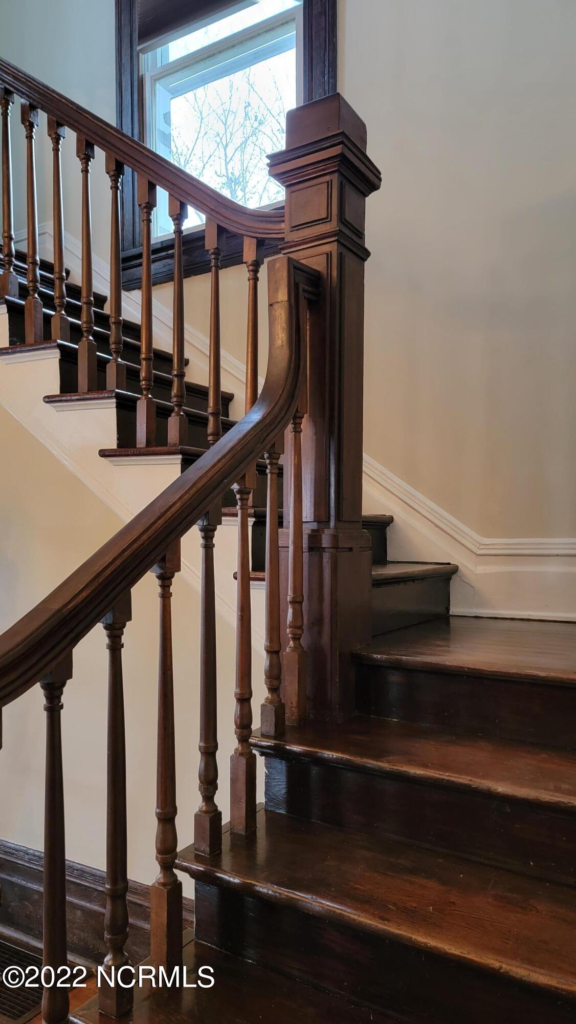 859 Pasteur Street New Bern, NC 28560 - Photo 3 of 35 Staircase to second floor