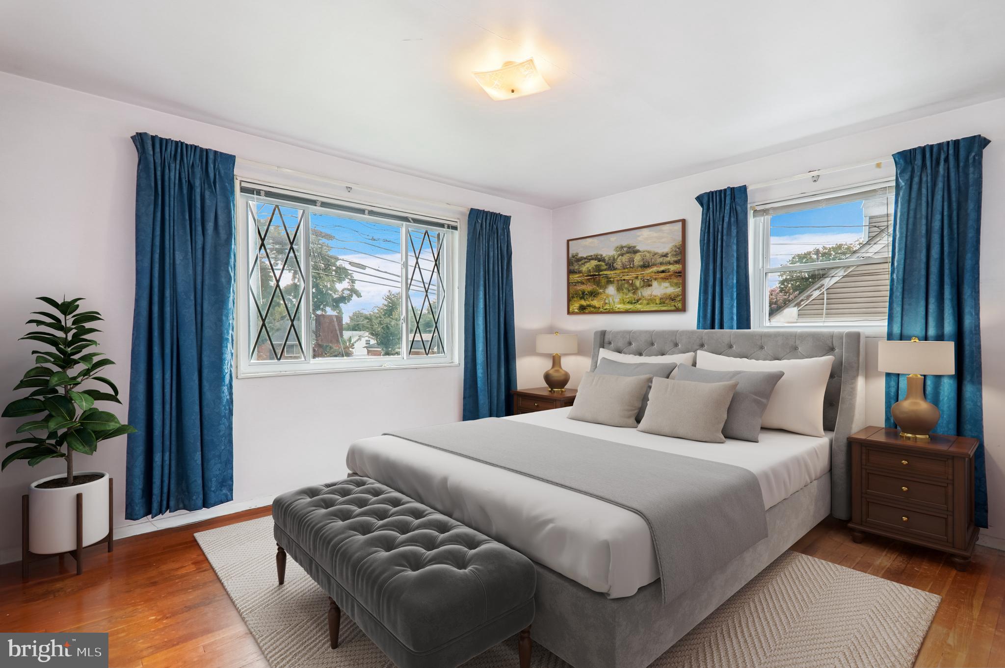 9507 Adelphi Road Silver Spring, MD 20903 - Photo 18 of 41 Virtually Staged Primary Bedroom