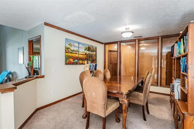 a view of living room and front door