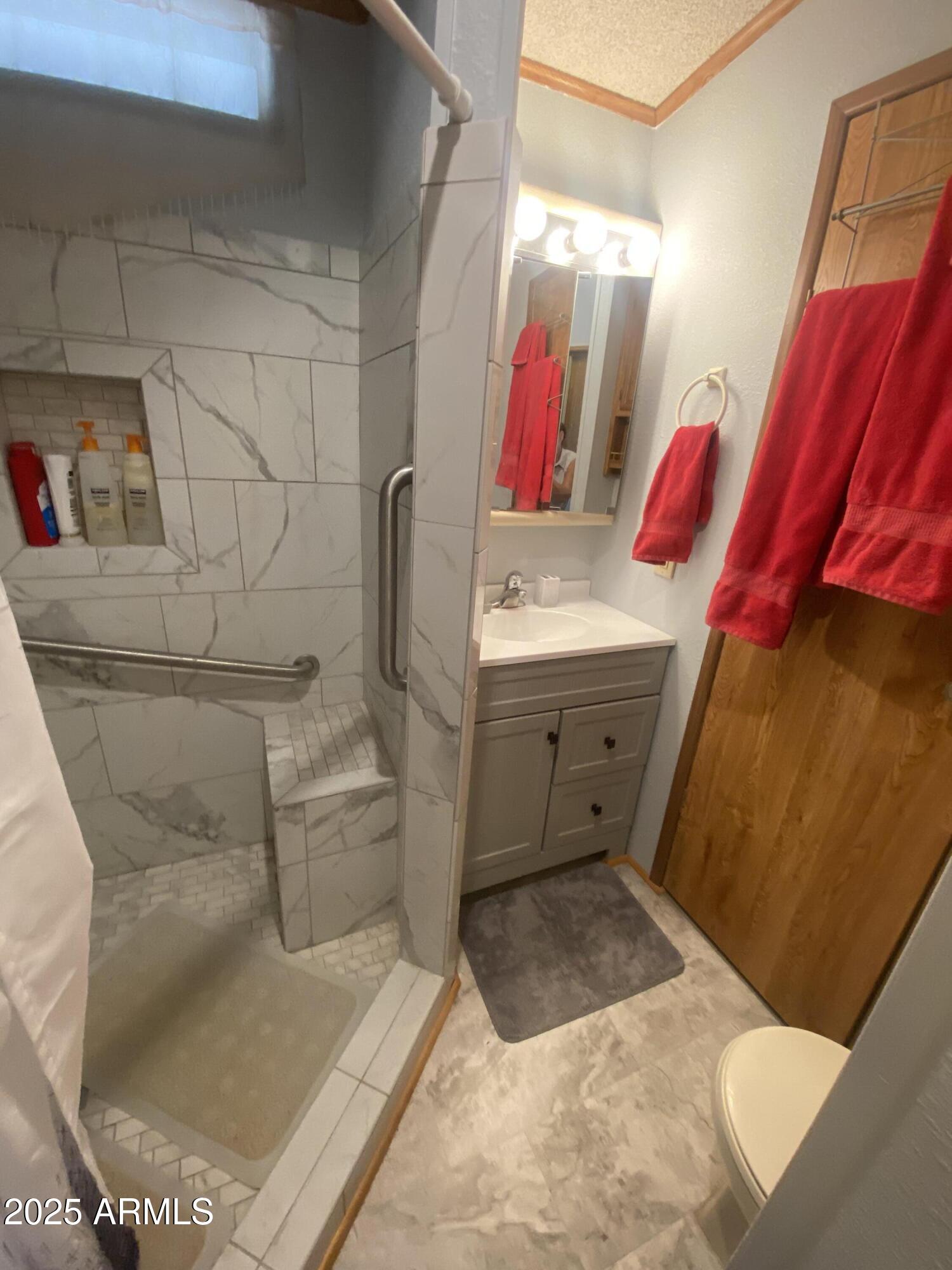 1177 Kiowa Circle Apache Junction, AZ 85119 - Photo 13 of 24 a bathroom with a sink toilet and shower