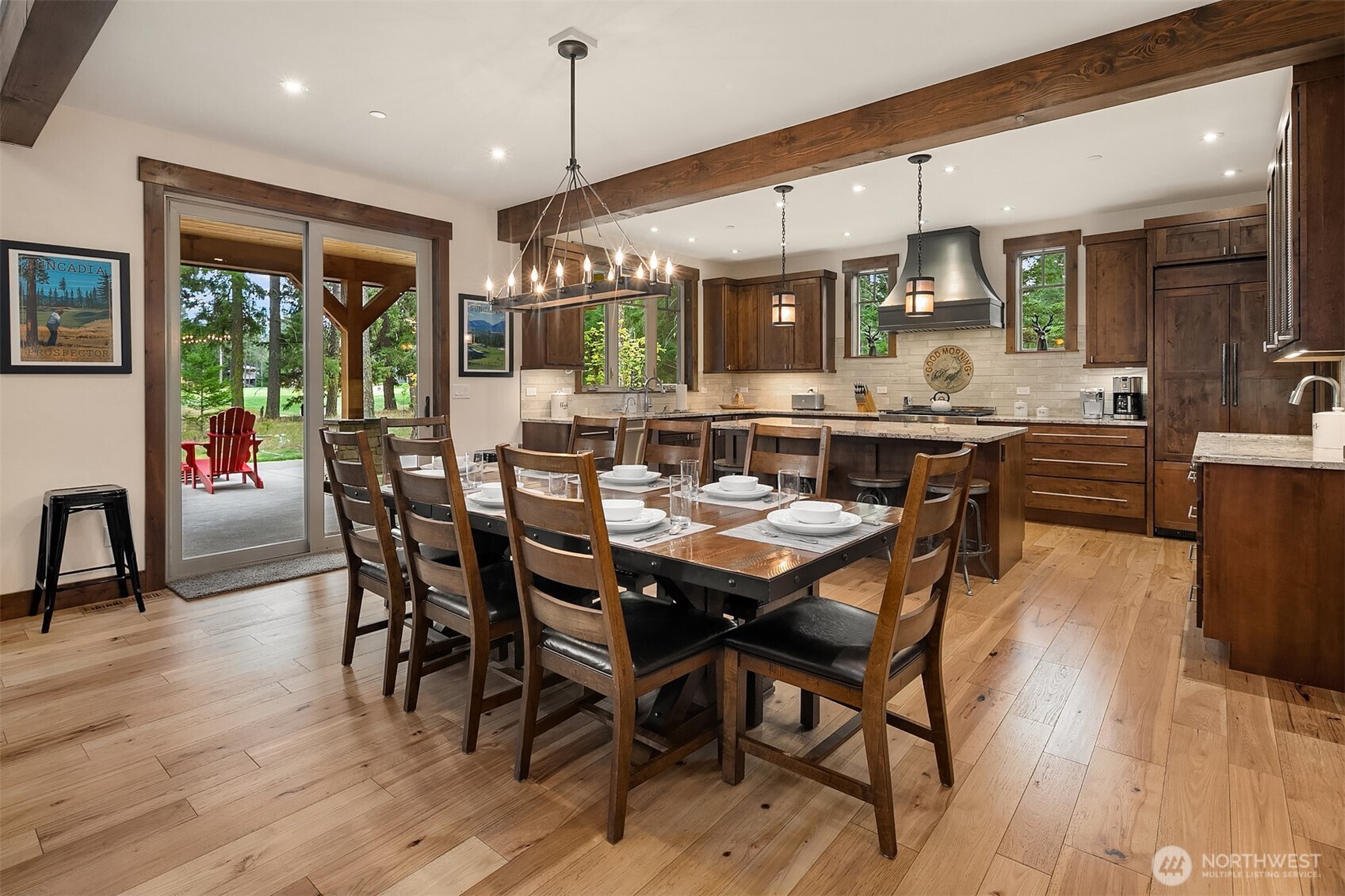 1380 Larkspur Loop Cle Elum, WA 98922 - Photo 5 of 40 a view of a dining room with furniture window and wooden floor