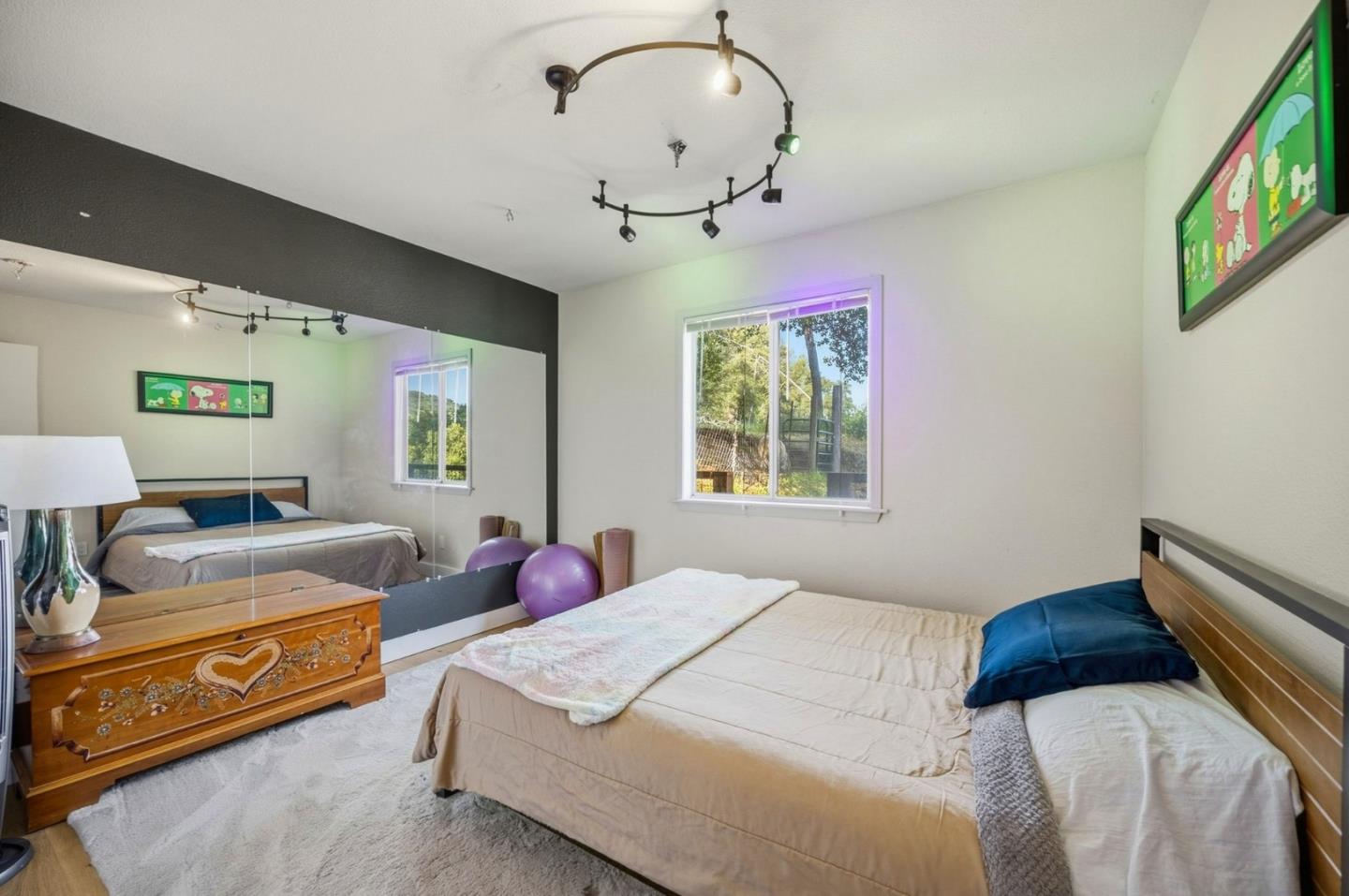 2353 Stagecoach Canyon Road Pope Valley, CA 94567 - Photo 13 of 46 a bedroom with bed and window