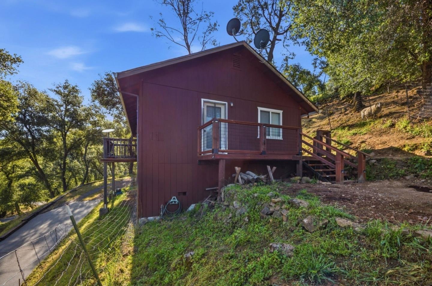 2353 Stagecoach Canyon Road Pope Valley, CA 94567 - Photo 26 of 46 a view of a house with a yard