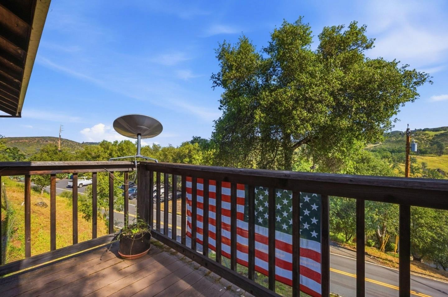 2353 Stagecoach Canyon Road Pope Valley, CA 94567 - Photo 28 of 46 a balcony with wooden floor