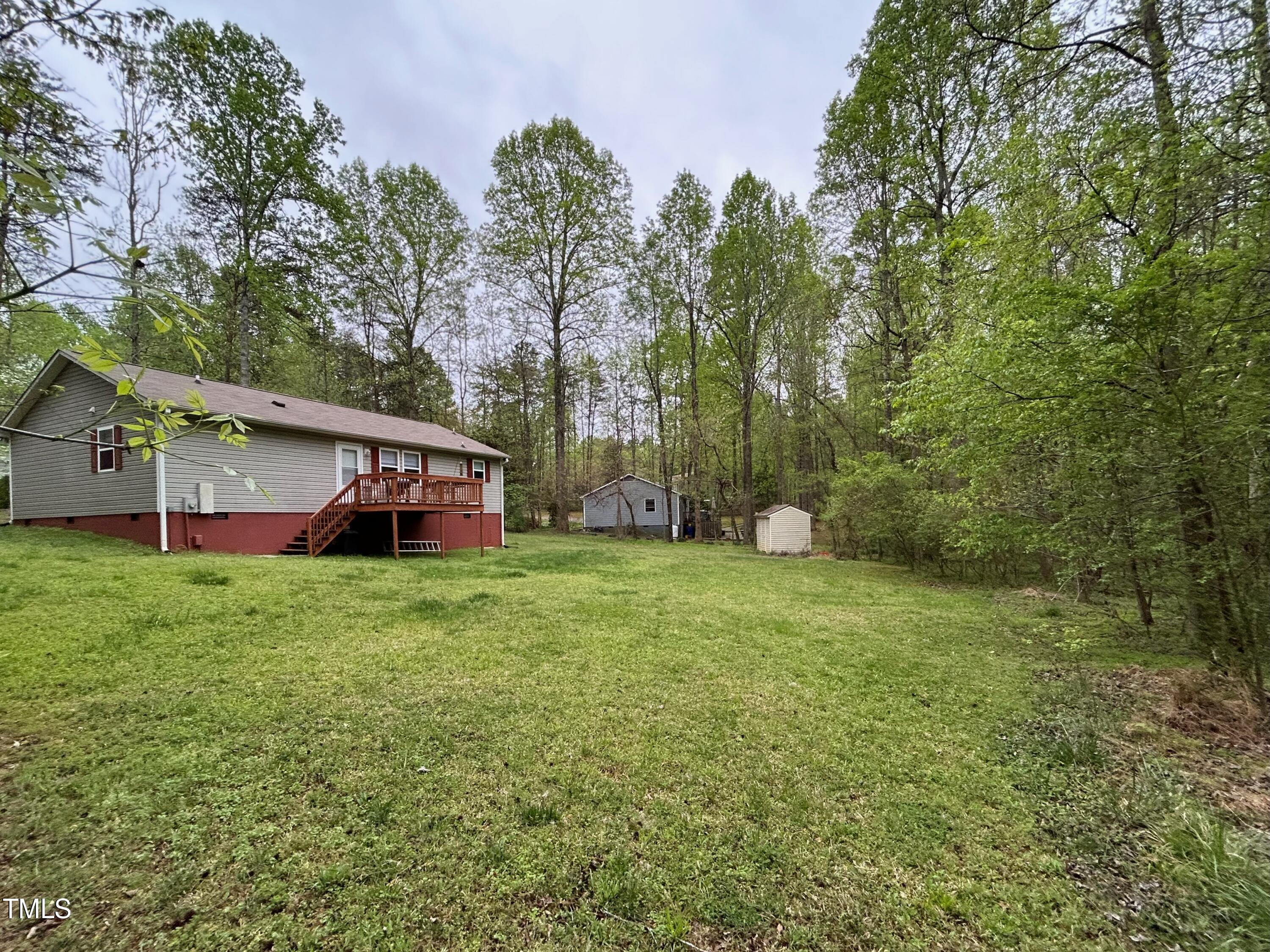 6730 Lakeview Road Mebane, NC 27302 - Photo 27 of 36 back yard with shed