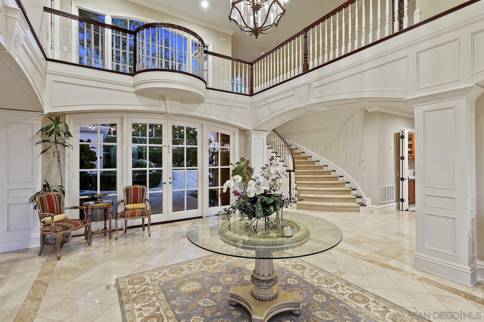 7583 St Andrews Road Rancho Santa Fe, CA 92067 - Photo 3 of 29 a view of hall way with furniture and entryway