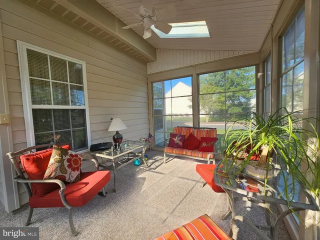 a building outdoor space with patio furniture