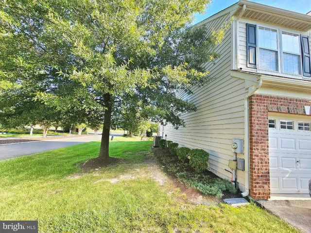 a view of back yard of the house
