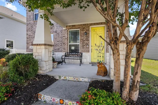 a view of outdoor space and porch