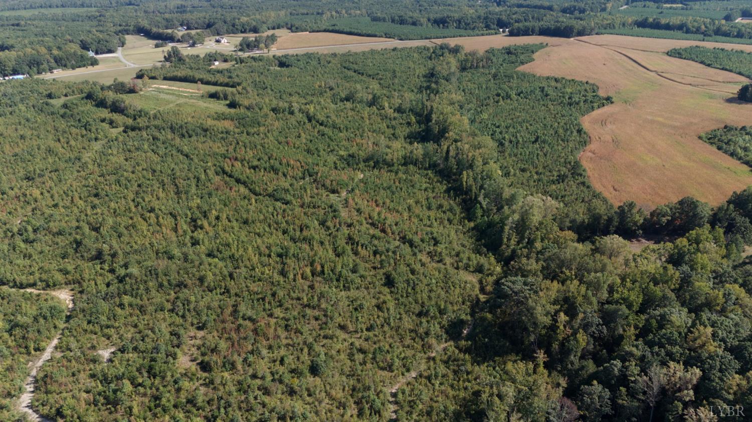 0 Coles Ferry Road Nathalie, VA 24577 - Photo 5 of 15 an aerial view of a house with a yard