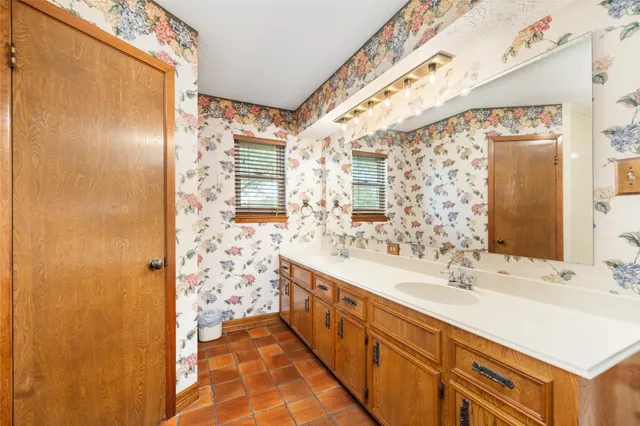a bathroom with a sink and a bathtub