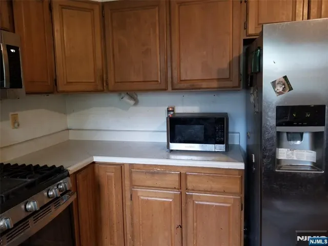 a view of a door in the house