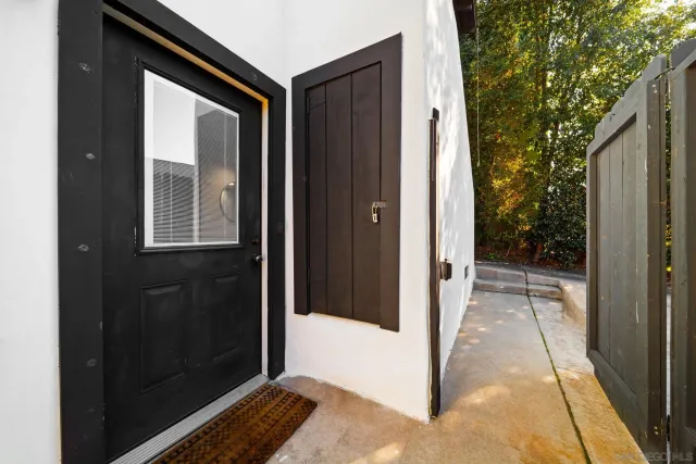 a view of a house with a outdoor space