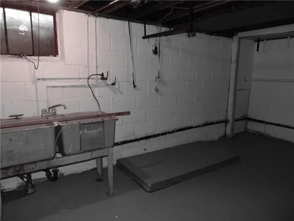 a room with table