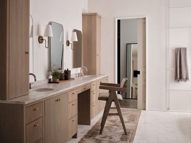 a bathroom with a bathtub and a sink