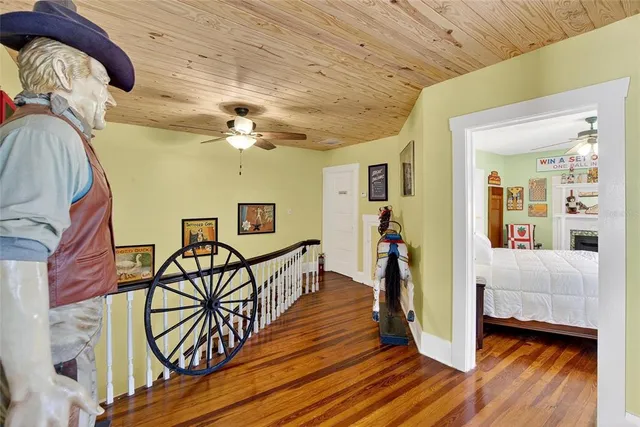 a table and chairs in a patio