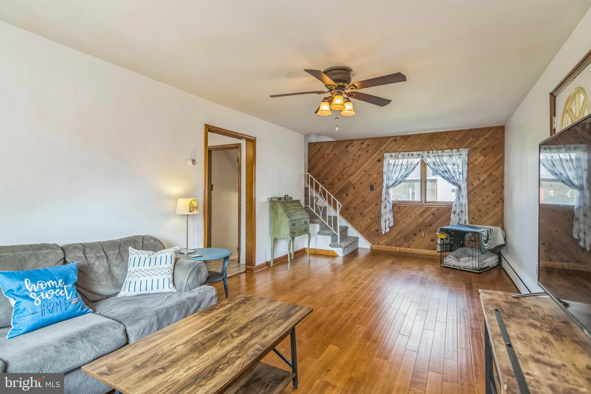 361 Amosland Road Holmes, PA 19043 - Photo 12 of 30 a living room with furniture and a wooden floor