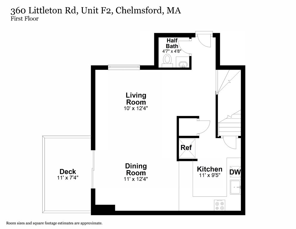 360 Littleton Road, Unit F2 Chelmsford, MA 01824 - Photo 25 of 27 a picture of a floor plan