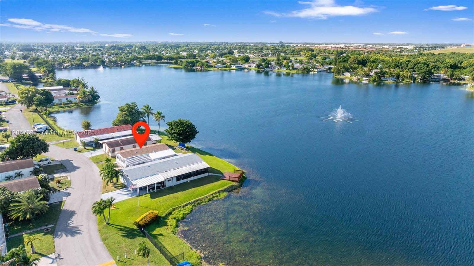 5305 Northwest 202nd Terrace Miami Gardens, FL 33055 - Photo 35 of 40 a picture of city view with lake view and mountain view