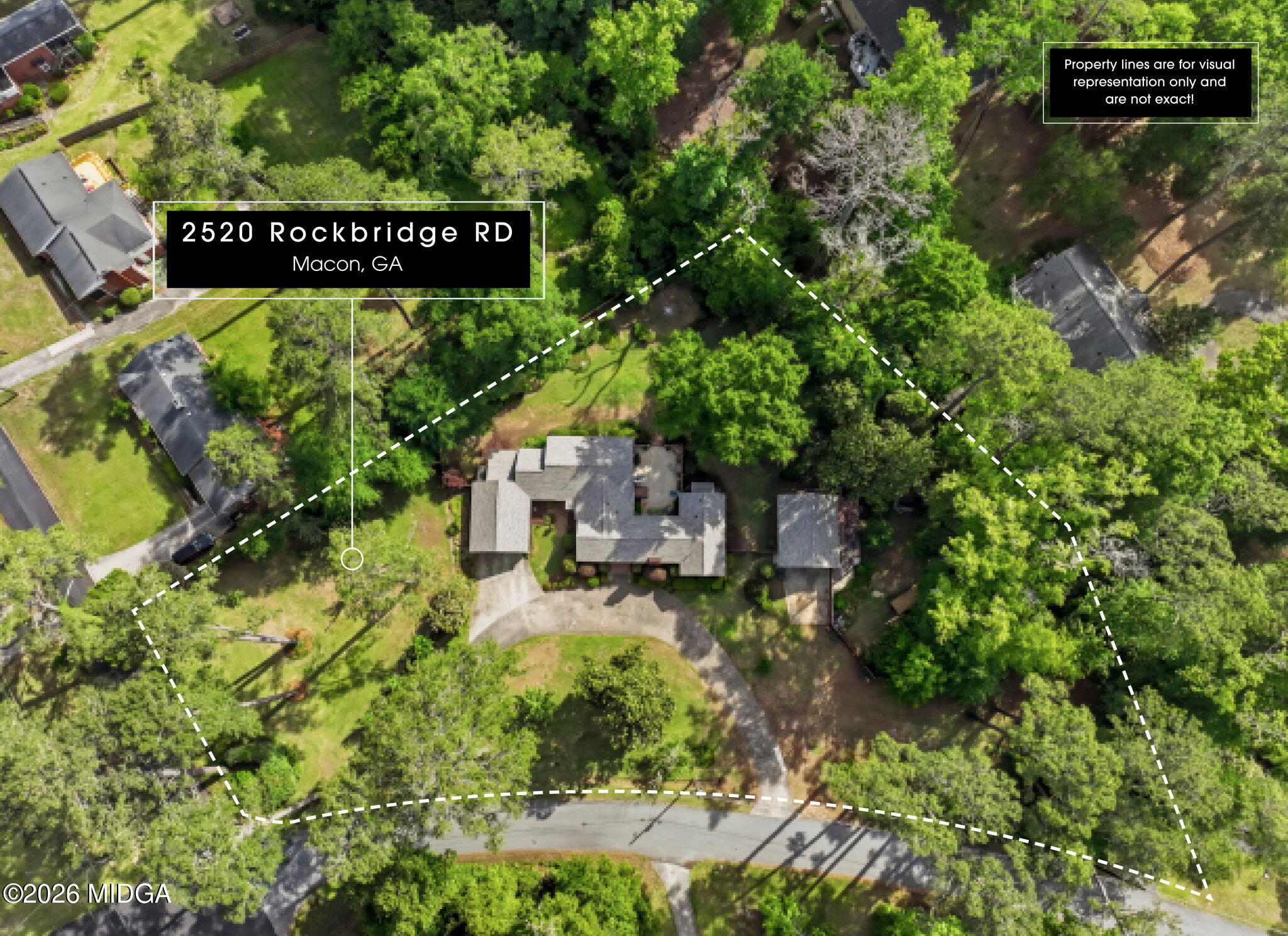 2520 Rockbridge Road Macon, GA 31204 - Photo 2 of 63 Approx Lot Lines