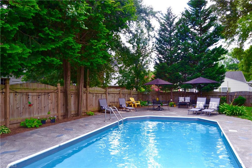 428 North Hawthorne Road Winston-Salem, NC 27104 - Photo 26 of 30 Salt Treated Pool - 428 N Hawthorne Rd