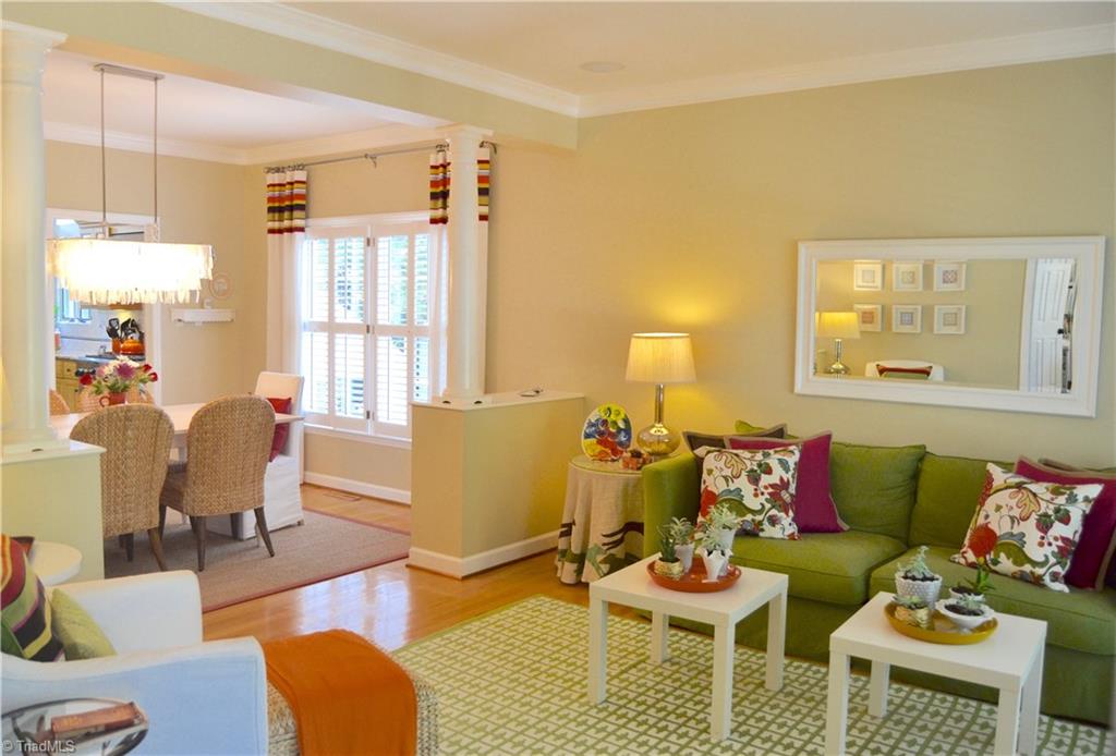 428 North Hawthorne Road Winston-Salem, NC 27104 - Photo 5 of 30 Living Room - 428 N Hawthorne Rd