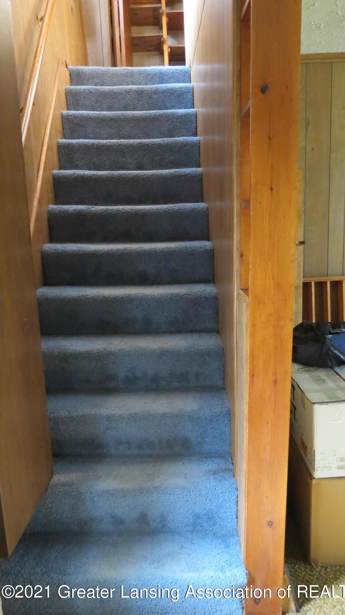 6734 North Maple River Road Elsie, MI 48831 - Photo 25 of 55 23b going up stairs