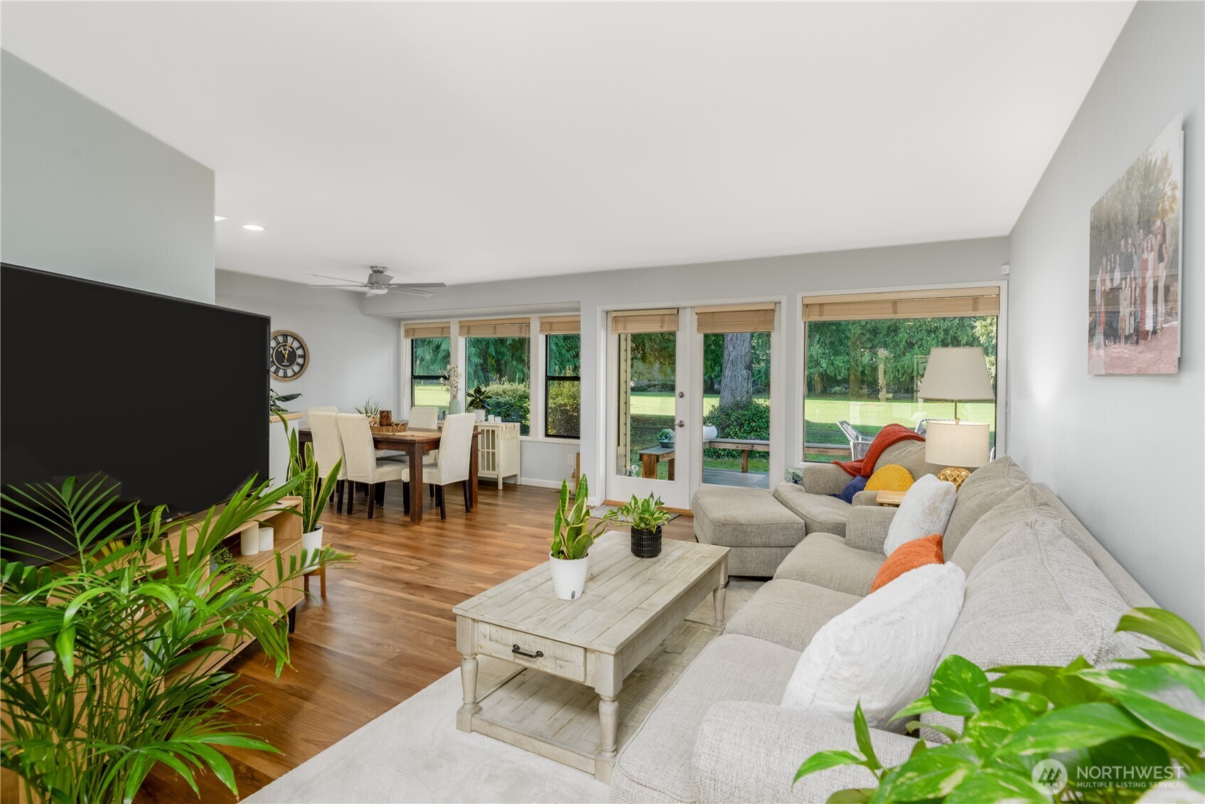 115 Fairway Drive Sequim, WA 98382 - Photo 7 of 39 a living room with furniture and a flat screen tv