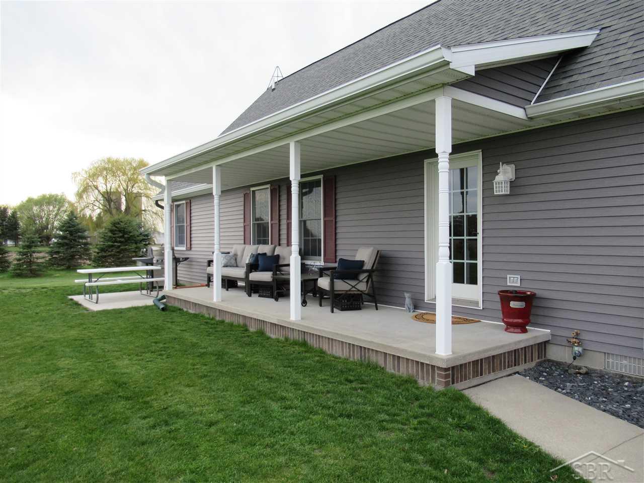 9476 East Monroe Road Wheeler, MI 48662 - Photo 37 of 41 Covered Porch