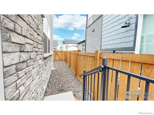 a house view with a outdoor space