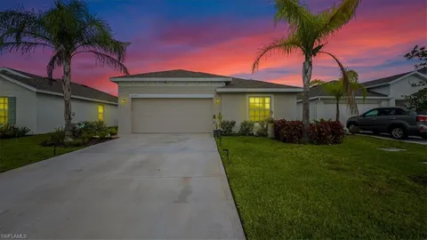 a house view with a garden space