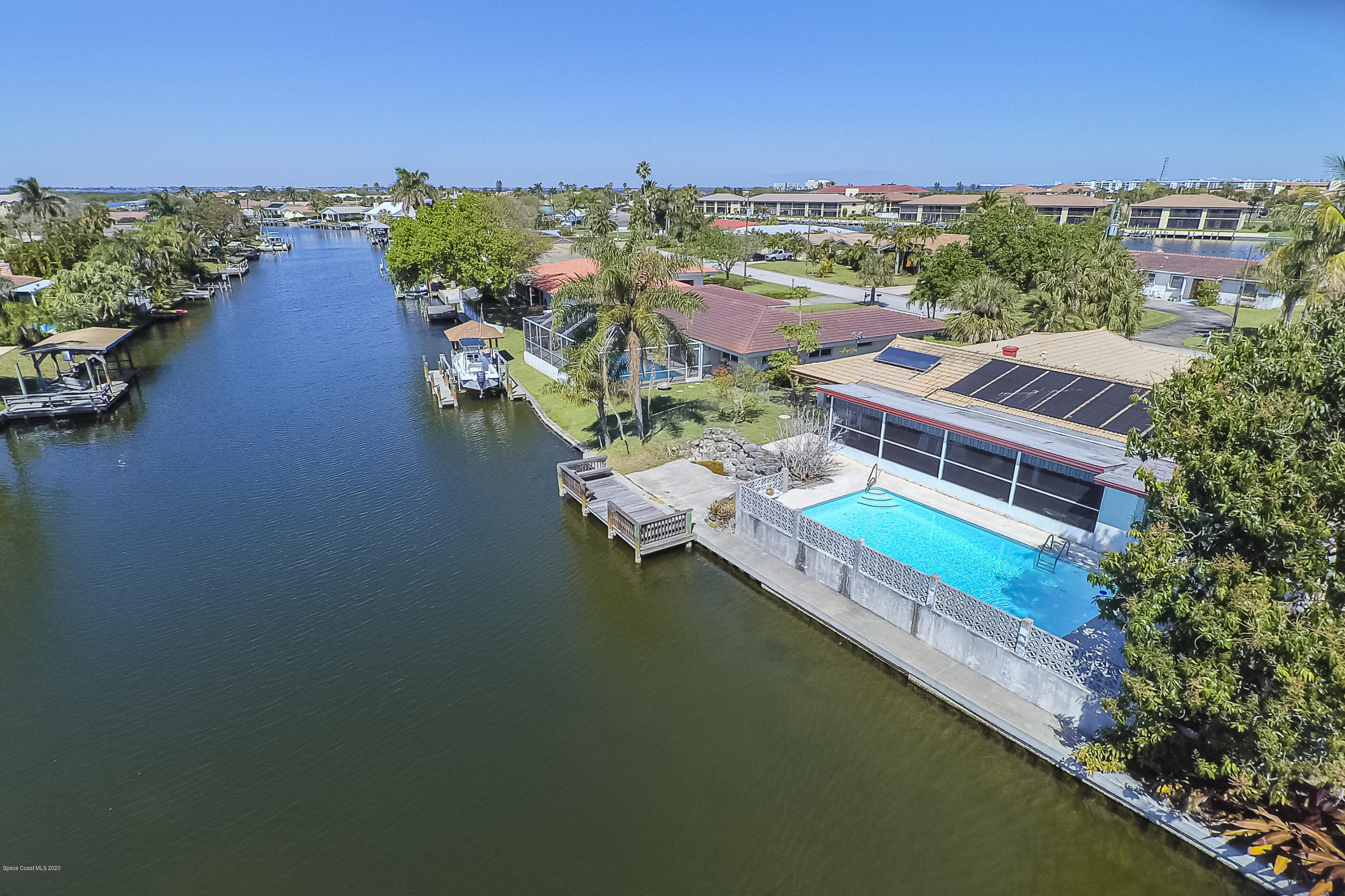 146 Bimini Road Cocoa Beach, FL 32931 - Photo 21 of 24 Looking West