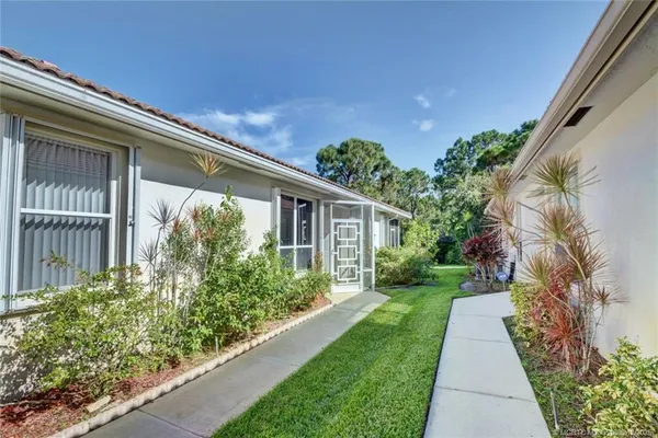 a view of a house with a patio