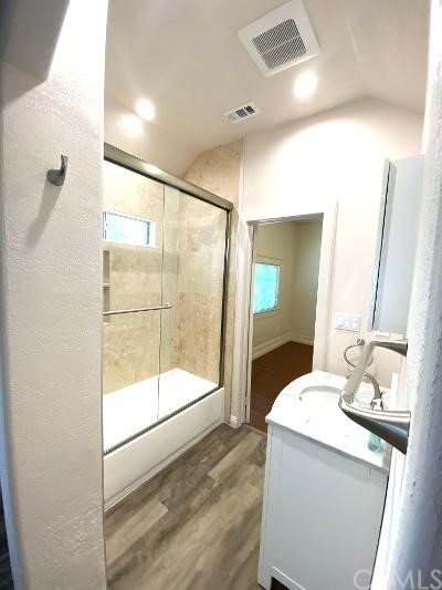 359 West Street, Unit A Upland, CA 91786 - Photo 12 of 24 a bathroom with a sink and a mirror
