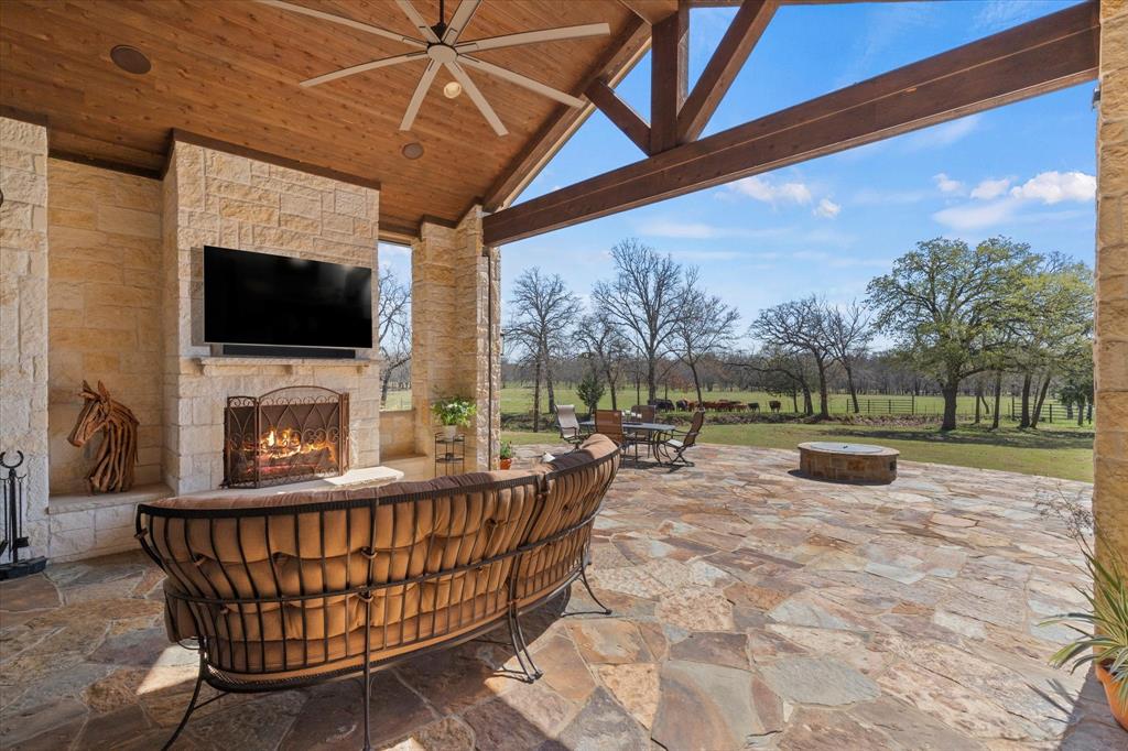 8301 Stephens Ranch Road Pilot Point, TX 76258 - Photo 29 of 40 Relax watching or enjoy the fireplace while enjoying your view