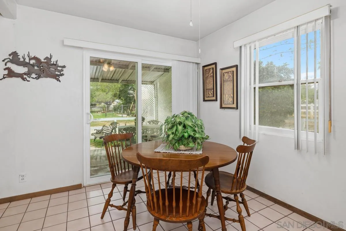 11179 Topo Lane Lakeside, CA 92040 - Photo 13 of 44 a dining room with furniture and window