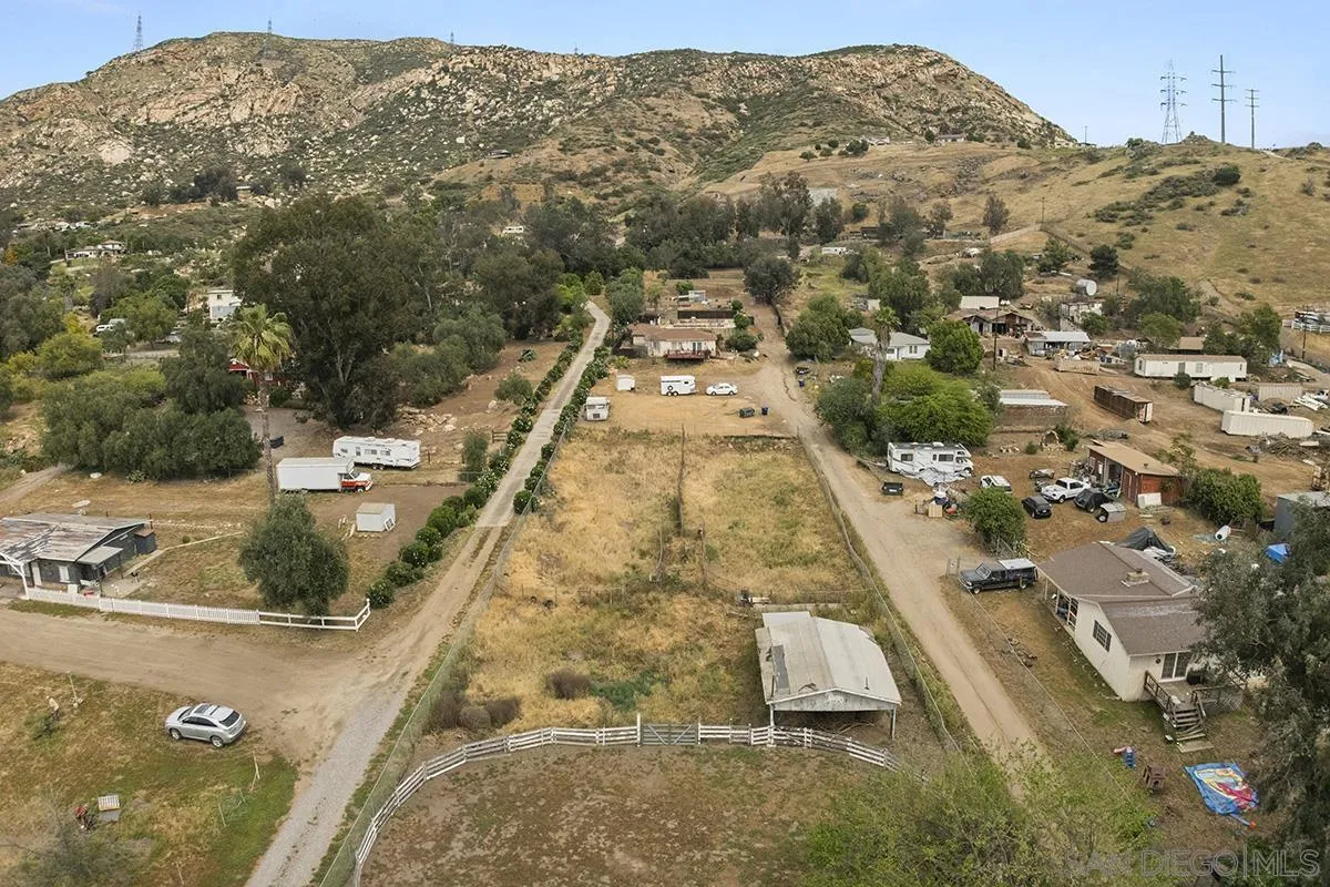 11179 Topo Lane Lakeside, CA 92040 - Photo 38 of 44 an aerial view of residential houses with outdoor space