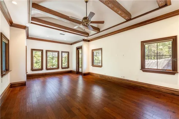 a view of livingroom with hardwood floor and window