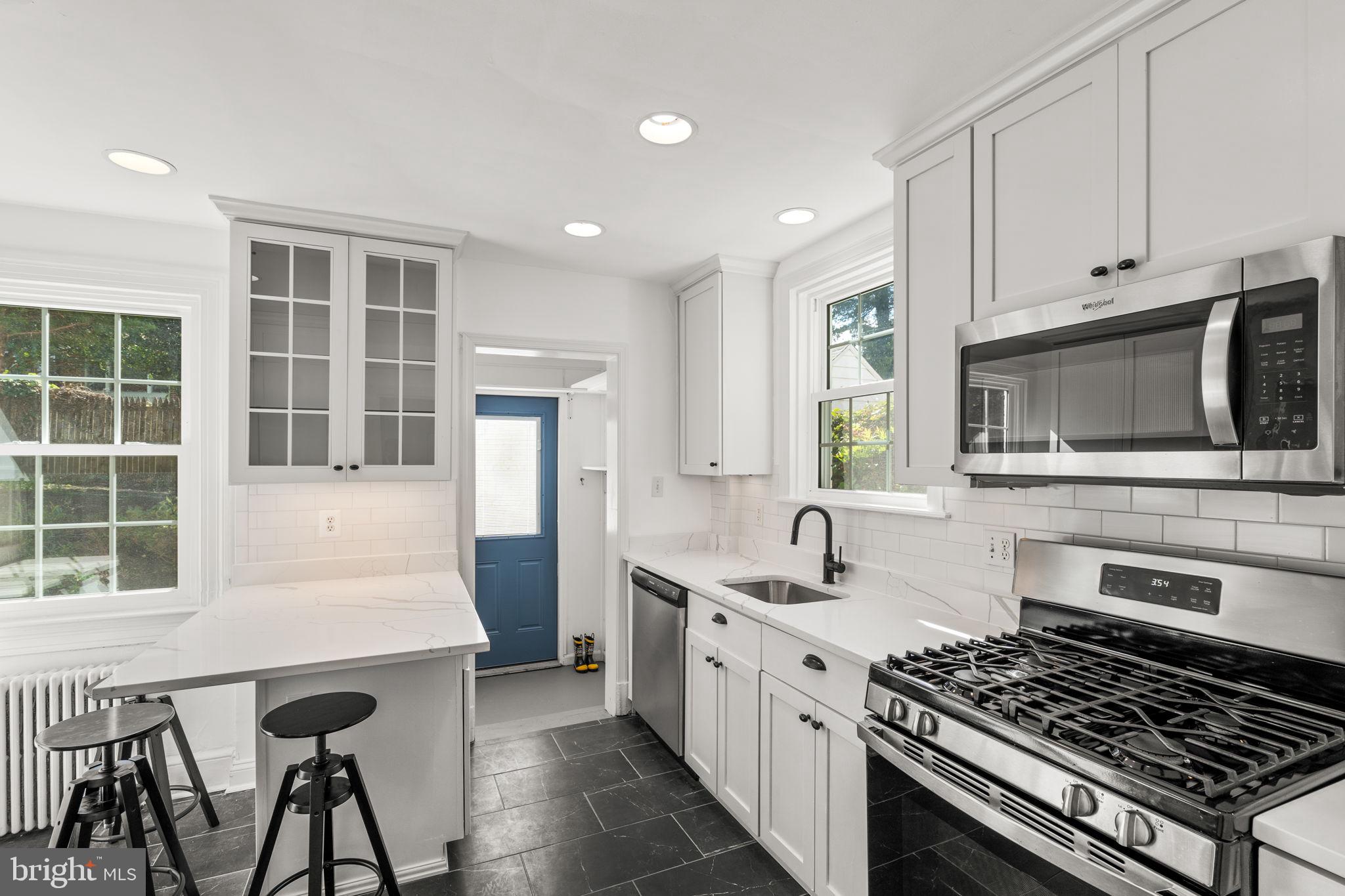 1364 Locust Road Northwest Washington, DC 20012 - Photo 13 of 43 Newly Updated Kitchen